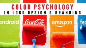 Paint rollers with painted lines for different top brands